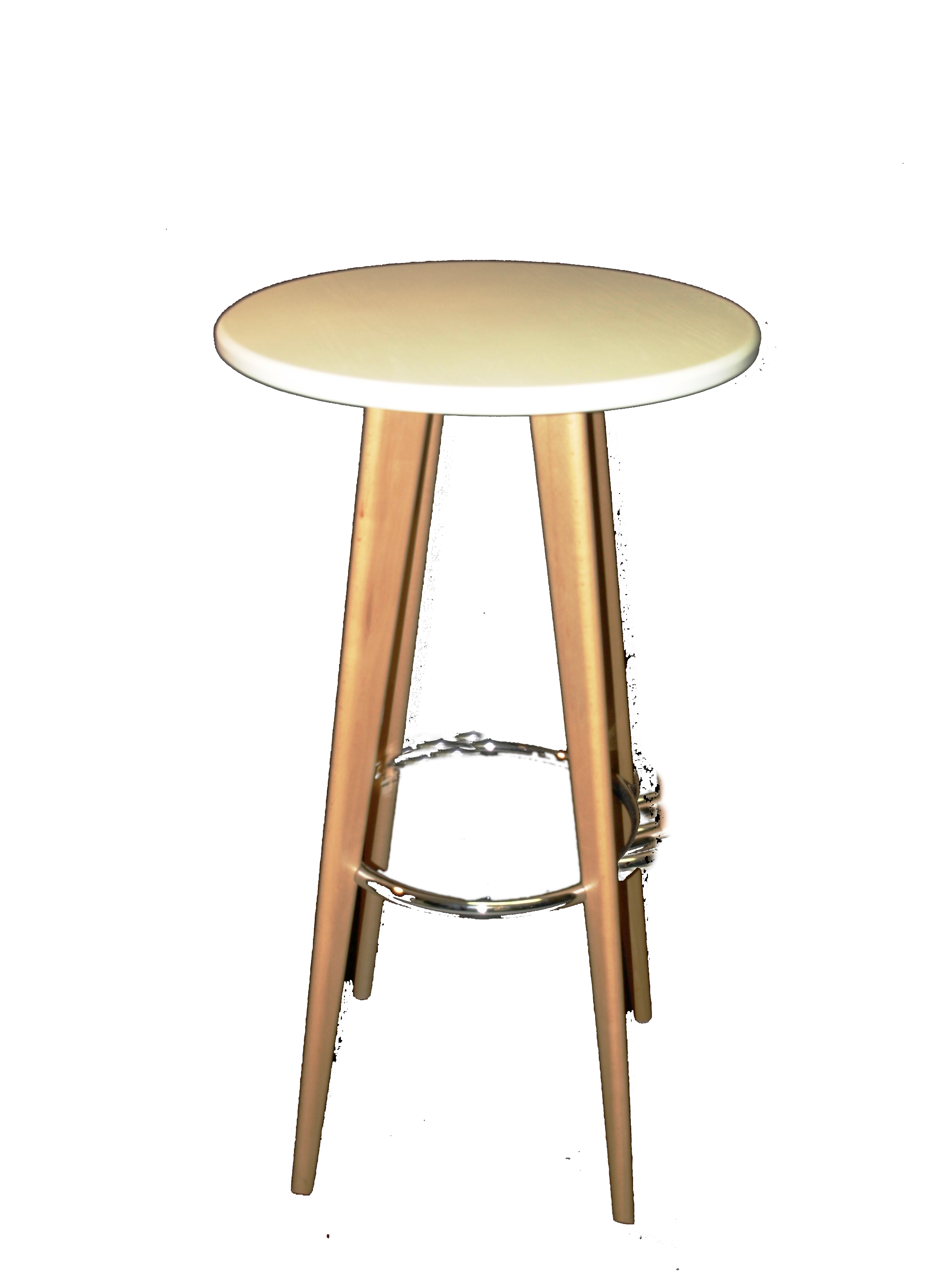 White Wooden High Table, Round Bar Table Hire Perth Australia